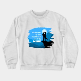 cute couple Crewneck Sweatshirt